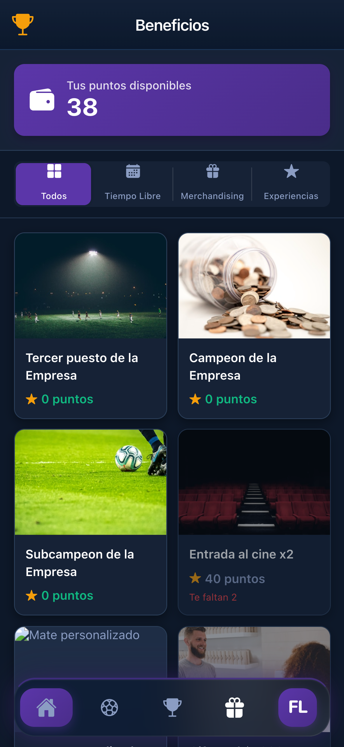 Catalogo de beneficios